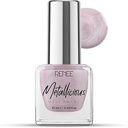 RENEE Metallicious Nail Paint- Light Chestnut 10ml | Quick Drying, Metallic Finish, Long Lasting, Chip resisting Formula with High Shine & Full Coverage | Acetone & Paraben Free-picture-41