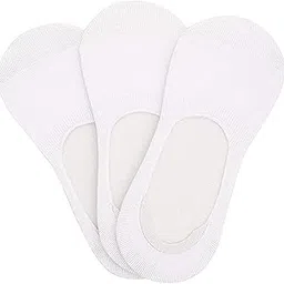 svoinxr Anti-Slip Silicon Men and Women Cotton No show Low Cut Footie Loafer Socks(Pack of 3)-picture-32