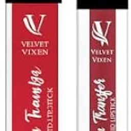 Velvet Vixen Premium Matte Liquid LipStick For Women (Carrot Magenta & Pink Prome – Pack of 2)-picture-24