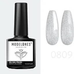 Modelones 7ml UV Gelpolish from BELLE GAGA Gel Nail Polish Soak Off Nail Art Design Manicure at Home DIY Gifts for Women Girls UV Nail Gel Polish (0809)-picture-51