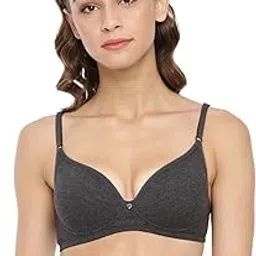 macrowoman w-series Seamless & Soft Bra for Women in Cotton Stretch Fabric, Non-Wired with Soft Foam Padding for Everyday Comfort-picture-38