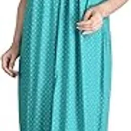 piyali's creation women's Deep Green Sleeveless Pure Cotton Night | Size - Medium | PCW00001305_M-38-picture-34