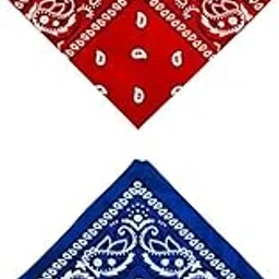 trendynest 2X Women Men Cotton Paisley Print Paisley Bandana Head Wrap Neck Hair Band | Womens Accessories | Scarves & Wraps-picture-34