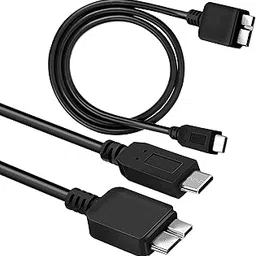 Storite 1 Meter Usb Type C To Micro-B Usb 3.0 Cable, 5Gbps Fast Charging & Syncing Cord For Portable External Hard Drives Like Wd Elements, My Passport Seagate Expansion, Macbook Pro Air - Black-picture-42