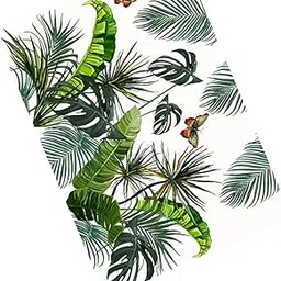 bnf® Tropical Plants Crane Printed Tablecloths Waterproof Polyester 140 * 260CM D|Home & Garden | Kitchen, Dining & Bar | Linens & Textiles |1 Piece Tablecloth image 1