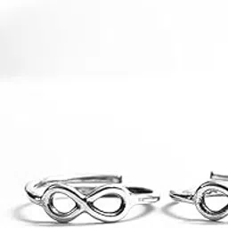 Infinity 925 Silver Toe Rings - Symbolize Eternal Love and Style-image-53