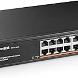 MokerLink 16 Port Gigabit PoE Switch, 2 Gigabit Uplink, 250W IEEE802.3af/at, Rackmount Unmanaged Plug and Play Ethernet Switch-picture-28