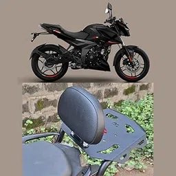 Konnen® Top Rack Compatible with Bajaj Pulsar N160/N250/F250 (Heavy Pipe) (with Back Rest)-picture-18