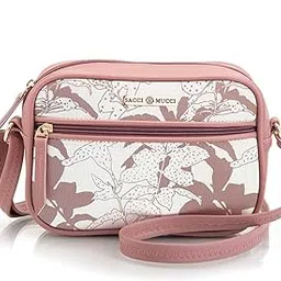 Mini Vegan Leather and Canvas Boxy Sling Bag For Women | Stylish Side Shoulder Crossbody Bags For Girls Daily Use | Messenger mobile Purse | Latest Trendy Handbags.-image-98