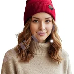 cool indians Woolen Winter Cap for Women Soft Woolen Cap for Girls in Winter for Thermal Wear Stylish Warm Wear Head Woolen Garam Topaa Cap Branded Bennies-picture-26