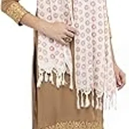 a r silk Women's Block Print Cotton Off White Dupatta #Fancy Dupatta-picture-10