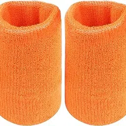 Neska Moda Unisex Orange Cotton Wrist Band-MFN-WB12-image-73