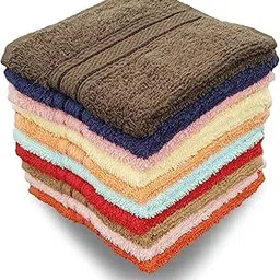 KSC Shop Premium Luxury Cotton Face Towel Set | Ultra Soft | Extra Absorbent | Hanky | 500 GSM | Multicolor | 5 Different Colors |-picture-25