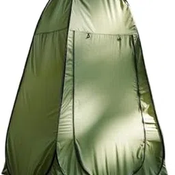 RIKUP Polyester Portable Pop Up Toilet Tent for Camping Beach Shower Clothes Changing Dressing Room for Travel Outdoor Hiking (Green)-picture-14