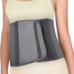 Mylo Essentials Post Pregnancy Support Abdomen Belt to Tone Abdominal Muscles, Tummy Trimming for Compression Support, Body Shaper Both for Men & Women, M (28"-36") 70-90 cm - Grey-picture-50