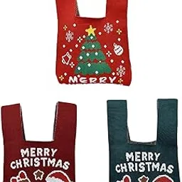 snappsy Christmas Wristlet Tote Bag Women Wrist Knotted Bag for Party Supplies Women image 1