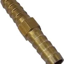 SHIP LPG commercial high Pressure -"l" Joint - 2 Way Nozzle LPG I Hose Joiner Barbed Splitter Connector Adapter Air Fuel Water Pipe Gas | Gold (l point free 2 clip)-picture-12