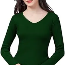 bqf V Neck Stylish Full Sleeve Casual Wear Tops for Women and Gril's Tops-picture-28