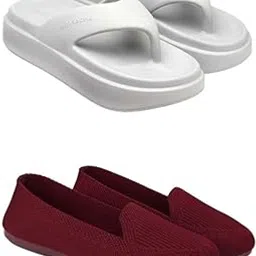 zenwear Extra Soft Classic Casual wear with Ultra Soft Flexibility Technology Heels for Women's/Girl's(6108+2015)()-picture-40