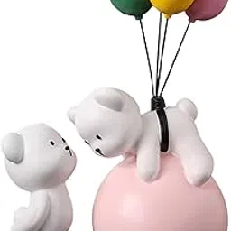 Bear Figurine Flying Bear Statue for Bookshelf TV Stand Arrangement Couple Bear|Home & Garden|Home Décor|Figurines-picture-26