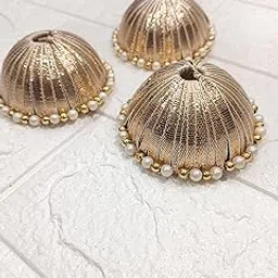 Nutts Art & Craft Handmade Golden Gota Ball Items (Gota (Pack of 10))-image-51