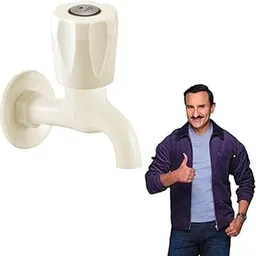 Sparsh Pearl Bib Tap with Flange for Bathroom/Kitchen/Outdoor PTMT Tap (Fancy Series)-picture-13