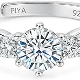 piya jewels PIYA Pure Real 925 Sterling Silver Adjustable Ring For Women | Valentine Gift For Girlfriend Wife & Girls | With 92.5 Stamp & Purity Authencity Certificate-picture-29