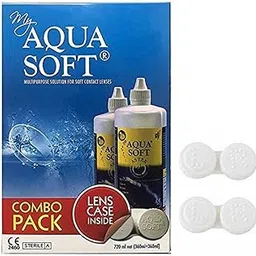 Visions India Aquasoft Multipurpose Solution for Soft Lenses Combo Pack with 2 Anti Bacteria Leak Proof Contact Lens Case (360, 360 ml)-picture-16