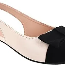 glematoz Women's Satin Slingback Flats with Bow Elegant Pointed Toe Slip-On Dress Shoes for Casual or Party Footwear-picture-26