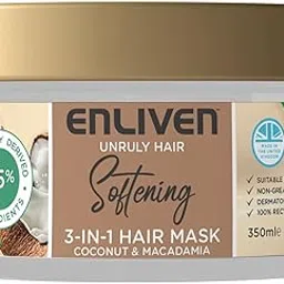 Enliven Softening 3-in-1 Hair Mask Coconut & Macadamia | 350ml-picture-28