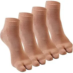 Supersox Ankle Thumb Socks for Women, Made with Breathable, Anti Odour & Moisture Absorbent Combed Cotton with a Extra Durable Welt, Ideal For All Day Wear (Pack Of 4)-picture-34