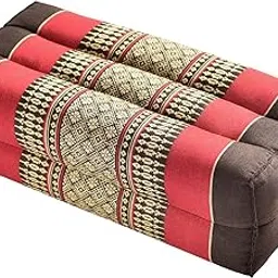 Zafuko Standard Meditation and Yoga Cushion - Black/Red-picture-20