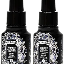 Poo-Pourri Before-You-Go Toilet Spray Bottle 1.4 oz Royal Flush Scent - 2 Count-picture-45