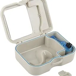 3NH® Denture Container Teeth Container Denture Box for Help You Put On Denture Teeth Care-picture-20