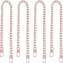 Swpeet 4Pcs Chain Strap Length Bright Black for Shoulder Cross Body Sling Purse Handbag-picture-17