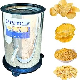 SWADESI KRAFTS Stainless Steel Oil Dryer Machine for Namkeen With 1hp Motor Remove Oil and Water from All Type Namkeen and Wafer | Wafers Dryer Machine for Snacks Capacity Is 14-15kg/Hr-picture-50