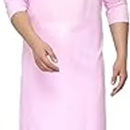 ashtang Department1 Cotton Blend Solid Regular Fit Kurta Pyjama (PLN K= Pink 42 XL)-picture-38
