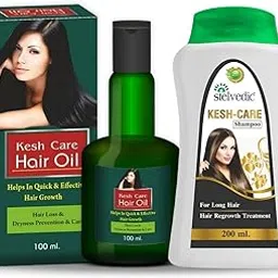 Stelvedic Kesh Care Hair Oil and Shampoo | Help in Hair Fall Control, Hair Growth & Dryness Care For Mens and Womens-image-59