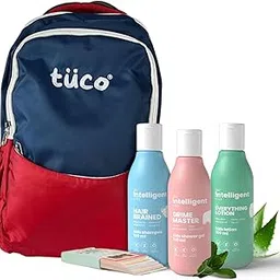tuco 30L School bag for Kids with BathTime Pack | Water Resistant | 3 Compartment | Light Weight | Boys and Girls | Casual Laptop Backpack | Bottle Holder |-picture-24