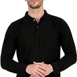 sman Polo T Shirt for Men with Pocket, Regular Fit, Full Sleeve Fancy Look-picture-59