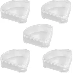 2x5x Triangle Puff Box Case Powder Puff Container Anti Pollution for Travel-picture-48