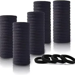 chotaliya Black Vandy Ponytail Holder Elastic Hair Rubber-picture-29