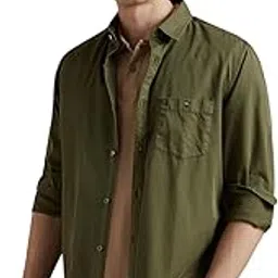 louis philippe Men's Cotton Slim Fit Shirt-picture-20
