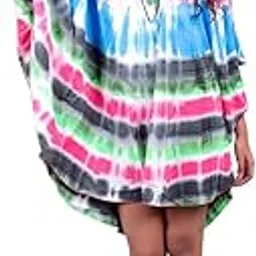Women's Short Kaftan Tunic – Hand Print in Vibrant Colors | Free Size | Lightweight & Stylish-image-40