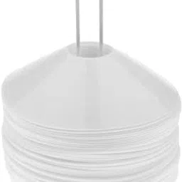 Loom Tree 50 Pieces Sport Soccer Mini Disc Cones Football Agility Training Aids White-picture-29