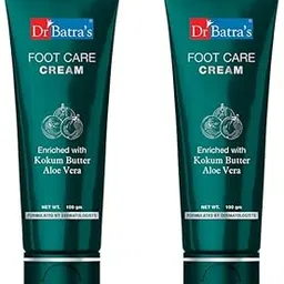 Dr Batra's Foot Care Cream, Enriched With Kokum Butter, Olive Oil & Echinacea Purpurea, Formulated with naturals, SLS & Paraben free, Cream for smooth & supple skin (100g, Pack of 2)-image-94