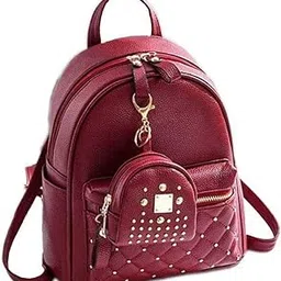 evolic New Eva PU leather college backpack for women Backpack (bag262)-picture-15