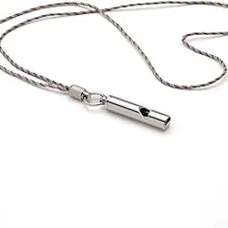 Khanjan Brass - Chrome-Finished Brass Emergency Loudest Whistle with complimentary Lanyard-image-11