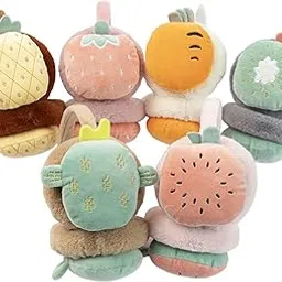 icw Ear Muffs Winter Outdoor Wear Adjustable Knitted Emoji Pattern Ear Muffs Warmer for Children Kids Girls and Women Ideal Head Hair Accessory 1 pc-picture-15