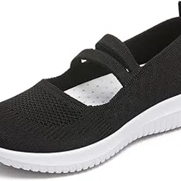 carl vinson Breathable Woven Women’s Shoes – Soft Sole, Large Size, Comfortable & Stylish| 37 | Black-picture-31